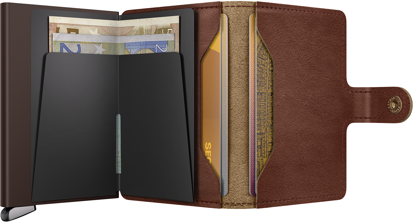 Slimme Portefeuille Miniwallet+ Basco Whiskey